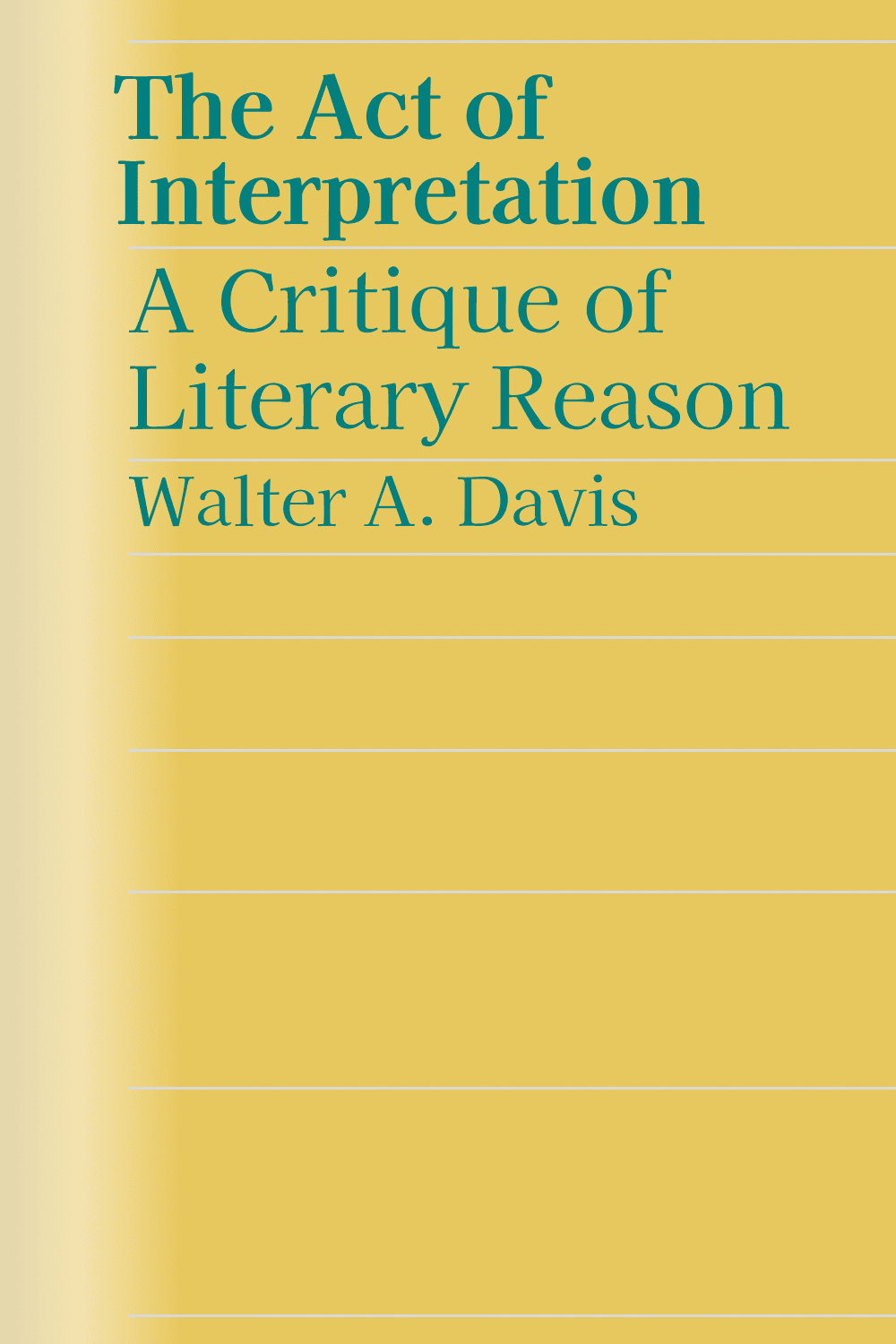 The Act of Interpretation